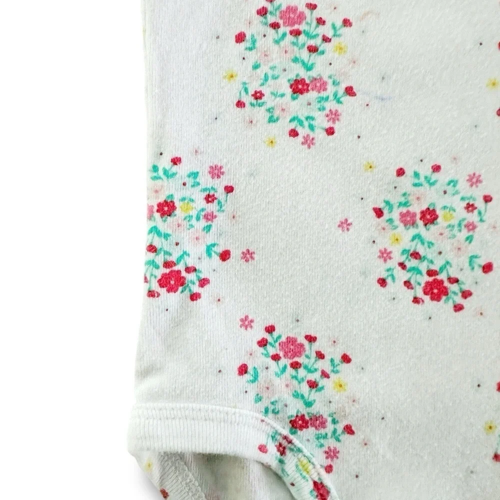 Carter’s | Floral Short Sleeve Bodysuits (9 mos)